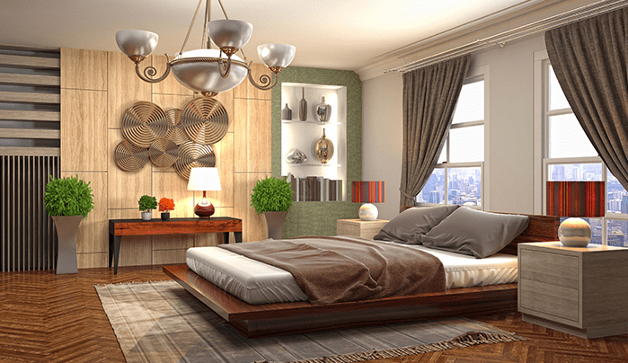 stylish bedroom